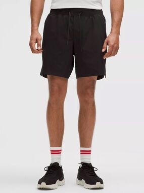 Men's lululemon 7” Black Linerless Athletic Short